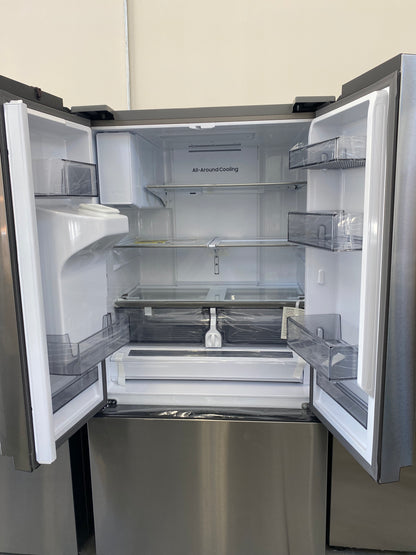 Samsung - RF27CG5B10SRAA - 26 Cu Ft Mega Capacity Counter‑Depth 3‑Door French‑Door Refrigerator
