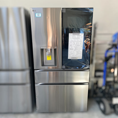 LG - LH29S8565S - 29 cu. ft. Smart InstaView® Door-in-Door® Standard-Depth MAX™ 4-Door French Door Refrigerator with MyColor™ and Craft Ice™