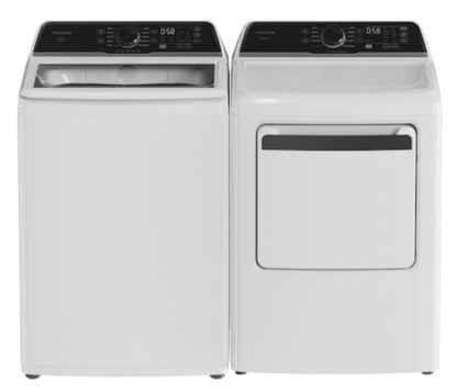 Frigidaire - FLVW7523BW - 4.4 Cu Ft Top Load Washer & FLVE7523BW 7.0 Cu Ft Electric Dryer (sold as a set)