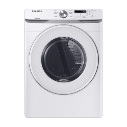 Samsung - WF45T6000AW/A5 – 4.5 Cu. Ft. Front Load Washer with Vibration Reduction Technology+ & DVE45T6000W/A3 – 7.5 Cu. Ft. Electric Dryer with Sensor Dry