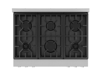 THOR - RSG36 - 36" Gordon Ramsay Series  Professional Gas Range with Tilt Panel Touch Control In Stainless Steel