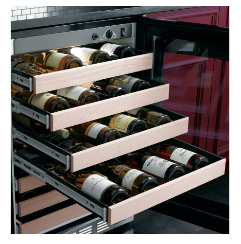 GE Profile - PCR06WATSS - 57 Bottle Built‑In Wine Center – Stainless Steel