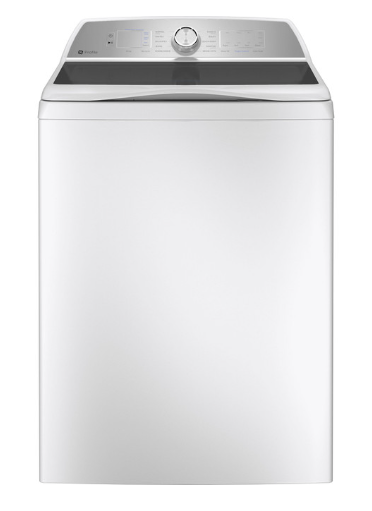 GE Profile - PTW600BSRWS - 5.0 cu ft Smart Top‑Load Washer & PTD60EBSRWS - 7.4 cu ft Smart Electric Dryer – White