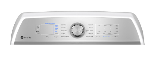 GE Profile - PTW600BSRWS - 5.0 cu ft Smart Top‑Load Washer & PTD60EBSRWS - 7.4 cu ft Smart Electric Dryer – White