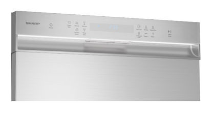 Sharp - SDW6506JS - 24″ Slide-In Dishwasher – Stainless Steel