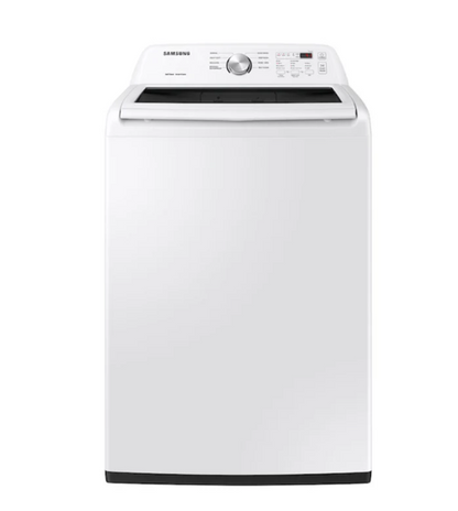 Samsung - WA45T3200AW – 4.5 Cu. Ft. Top Load Washer with Vibration Reduction Technology+ &  DVE45T3200W – 7.2 Cu. Ft. Electric Dryer with Sensor Dry
