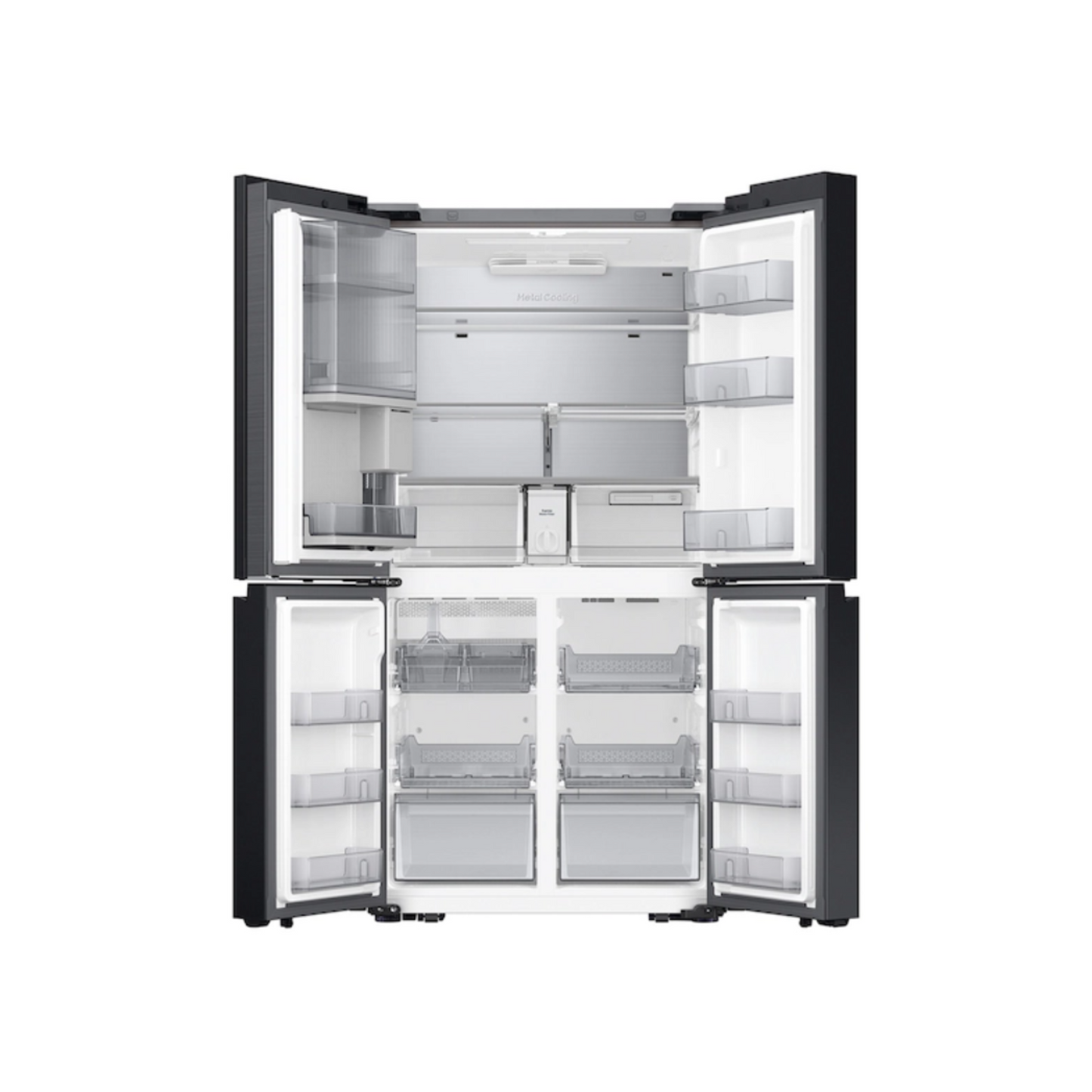 Samsung - RF29DB970012AA - 29 Cu. Ft. Bespoke 4‑Door Flex™ Refrigerator with Family Hub