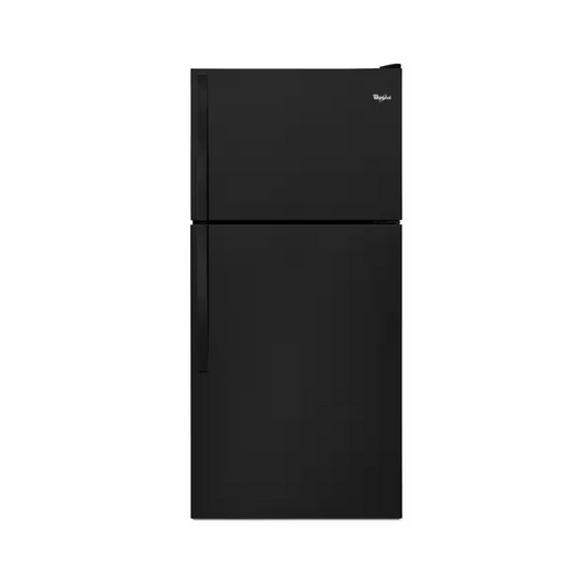 Whirlpool - WRT108FFDB – 30-Inch Wide Top Freezer Refrigerator (18.2 Cu. Ft., Black)