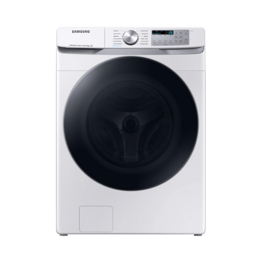 Samsung -  WF45B6300AW - 4.5 cu. ft. Large Capacity Smart Front Load Washer with Super Speed Wash in White