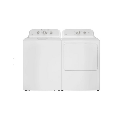 GE - GTW385ASWWS - 4.3 cu. ft. Capacity Washer &  GTX38EASWWS - 7.2 cu. ft. Capacity Electric Dryer (sold as a set)