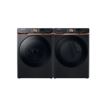 Samsung - WF50BG8300AVUS – 5.0 Cu. Ft. Extra Large Capacity Smart Front Load Washer with Super Speed Wash and Steam & DVE50BG8300VA3 – 7.5 Cu. Ft. Smart Electric Dryer with Steam Sanitize+ and Sensor Dry