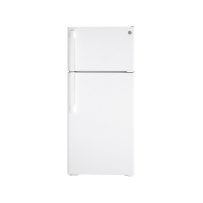 GE - GTS17DTNRWW - 16.6 Cu. Ft. Top‑Freezer Refrigerator – White