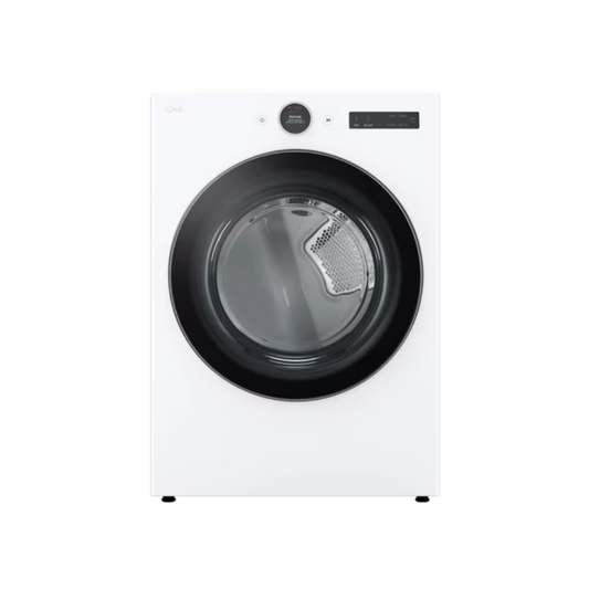 LG - DLEX6500W - 7.4 cu. ft. Smart Front Load Electric Dryer with AI Sensor Dry & TurboSteam™ Technology