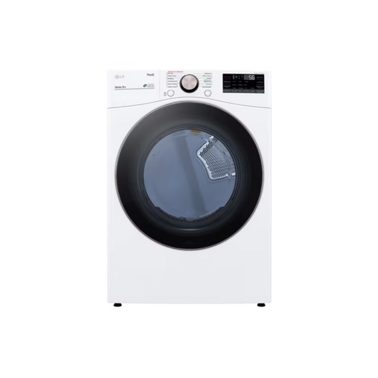 LG - DLEX4000W - 7.4 cu. ft. Large Capacity Front Load Electric Dryer
