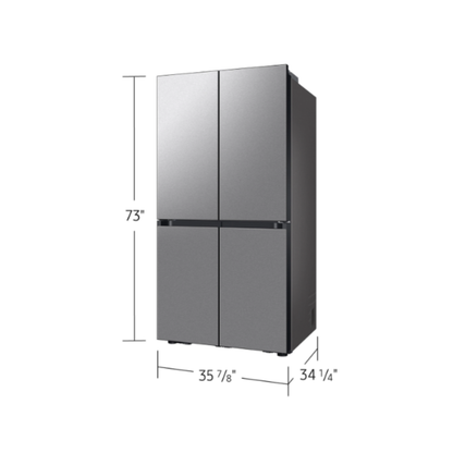 Samsung - RF29DB970012AA - 29 Cu. Ft. Bespoke 4‑Door Flex™ Refrigerator (125012052506) - OB
