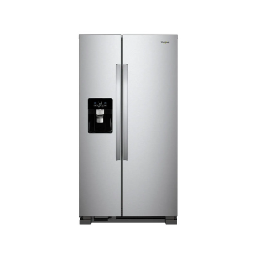Whirlpool - WRS321SDHZ - 33-inch Wide Side-by-Side Refrigerator - 21 cu. ft.