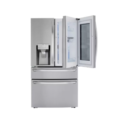LG - LRMVS3006S - 30 cu. ft. Smart InstaView® Door-in-Door® Refrigerator with Craft Ice (Scratch & Dent)