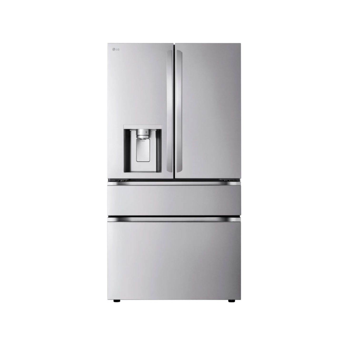 LG - LF29H8330S - 29 cu. ft. Smart Standard-Depth MAX™ 4-Door French Door Refrigerator with Full-Convert Drawer™