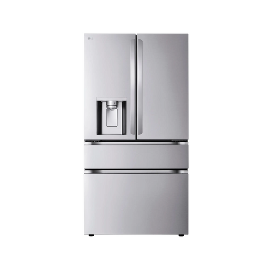 LG - LF29H8330S - 29 cu. ft. Smart Standard-Depth MAX™ 4-Door French Door Refrigerator with Full-Convert Drawer™