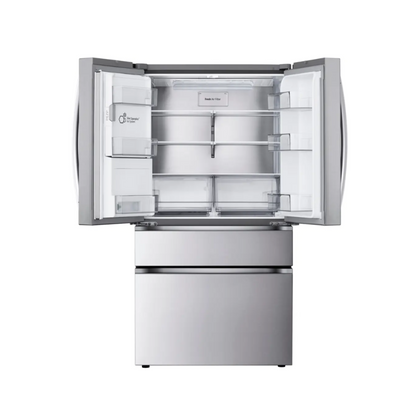 LG - LF29H8330S - 29 cu. ft. Smart Standard-Depth MAX™ 4-Door French Door Refrigerator with Full-Convert Drawer™