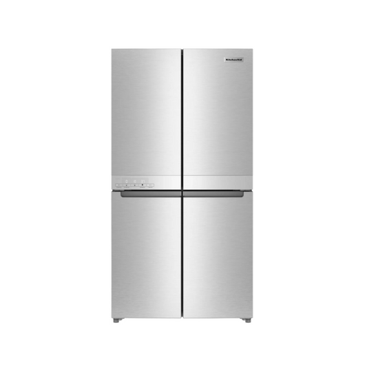 KitchenAid - KRQC506MPS - 19.4 cu. ft. 36-inch wide Counter-Depth 4-Door Refrigerator with PrintShield™ Finish