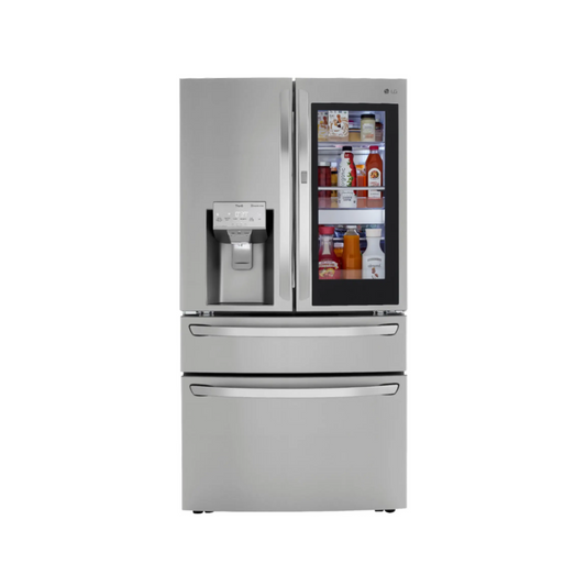 LG - LRMDC2306S - 23 cu. ft. Smart Counter-Depth Refrigerator with Craft Ice™