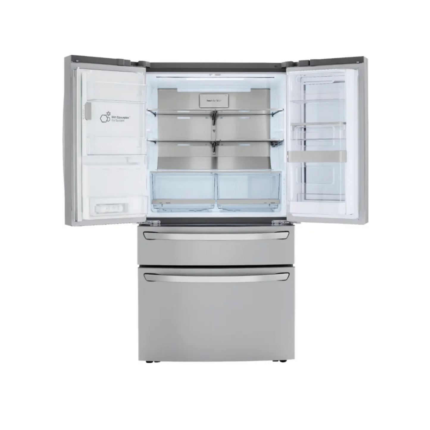 LG - LRMDC2306S - 23 cu. ft. Smart Counter-Depth Refrigerator with Craft Ice™