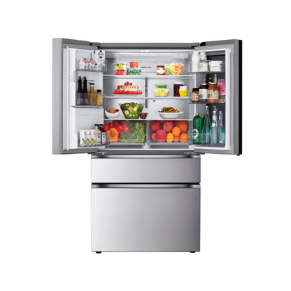 LG - LH29S8565S - 29 cu. ft. Smart InstaView® Door-in-Door® Standard-Depth MAX™ 4-Door French Door Refrigerator with MyColor™ and Craft Ice™
