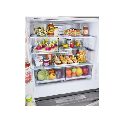 LG - LRMXS3006S - 30 cu ft. Smart French Door Refrigerator with Craft Ice™ & Full-Convert™ Drawer