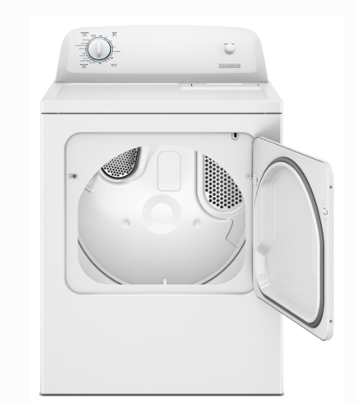 CONSERVATOR - VWW3809RW - 3.8 Cubic Foot Top Load Washer & VDEW6511RW - 6.5 Cubic Foot Front Load Electric Dryer - White