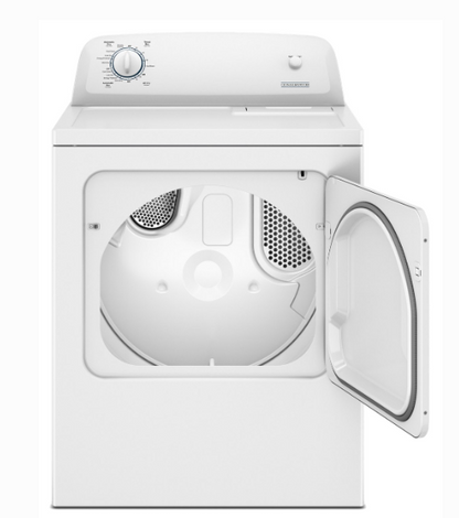 CONSERVATOR - VWW3809RW - 3.8 Cubic Foot Top Load Washer & VDEW6511RW - 6.5 Cubic Foot Front Load Electric Dryer - White