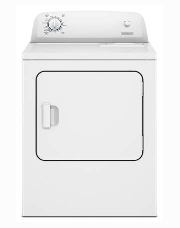 CONSERVATOR - VWW3809RW - 3.8 Cubic Foot Top Load Washer & VDEW6511RW - 6.5 Cubic Foot Front Load Electric Dryer - White