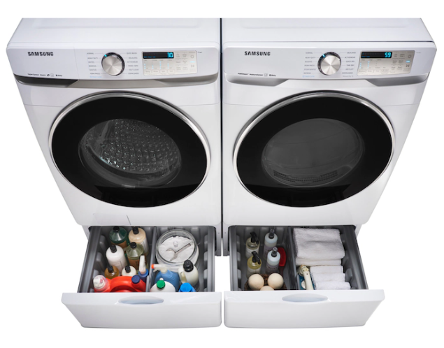 Samsung - WE402NW/A3 - 27″ Laundry Pedestal in White